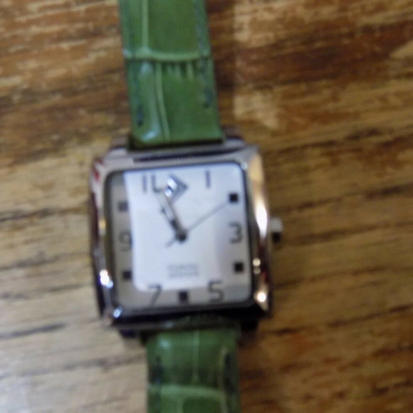 Silpada Green Leather Watch - Picture 2 of 3